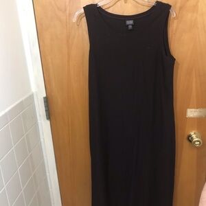 Eileen Fisher Knit Tank Dress Eggplant sz L